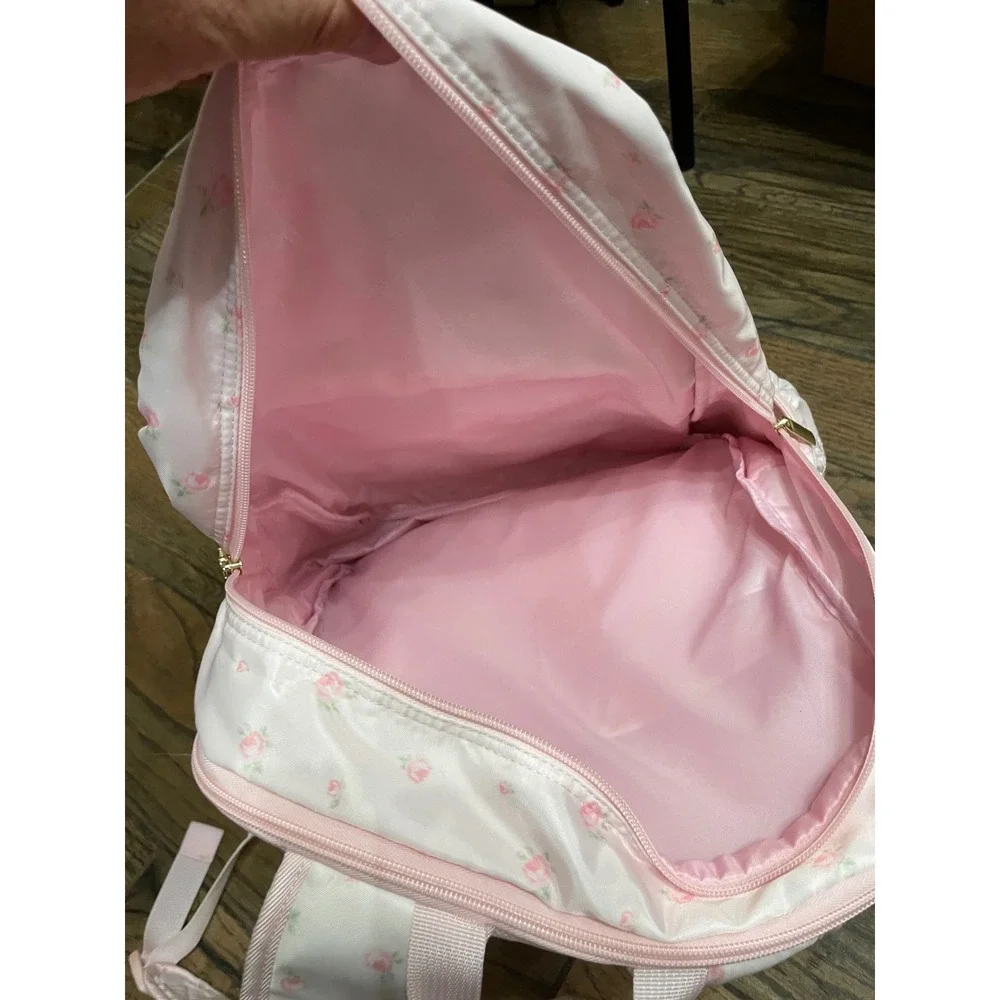 LoveShackFancy x Yoobi Pink Floral Backpack and Insulated Lunch Bag Set NWT
